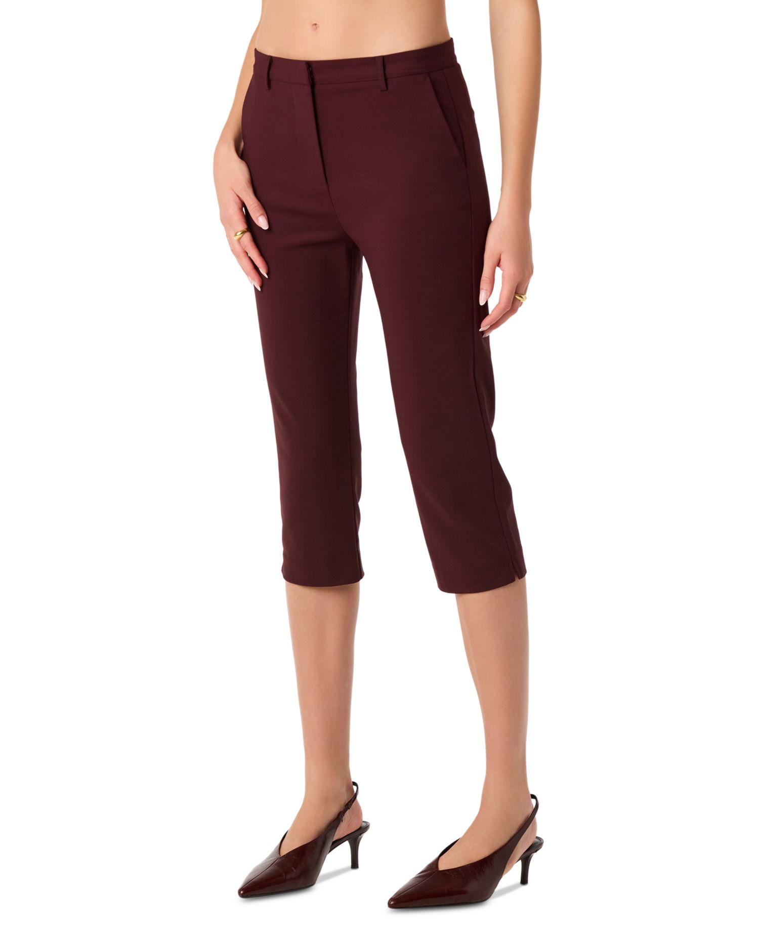 Women's Cardin High-Rise Capri Pants
