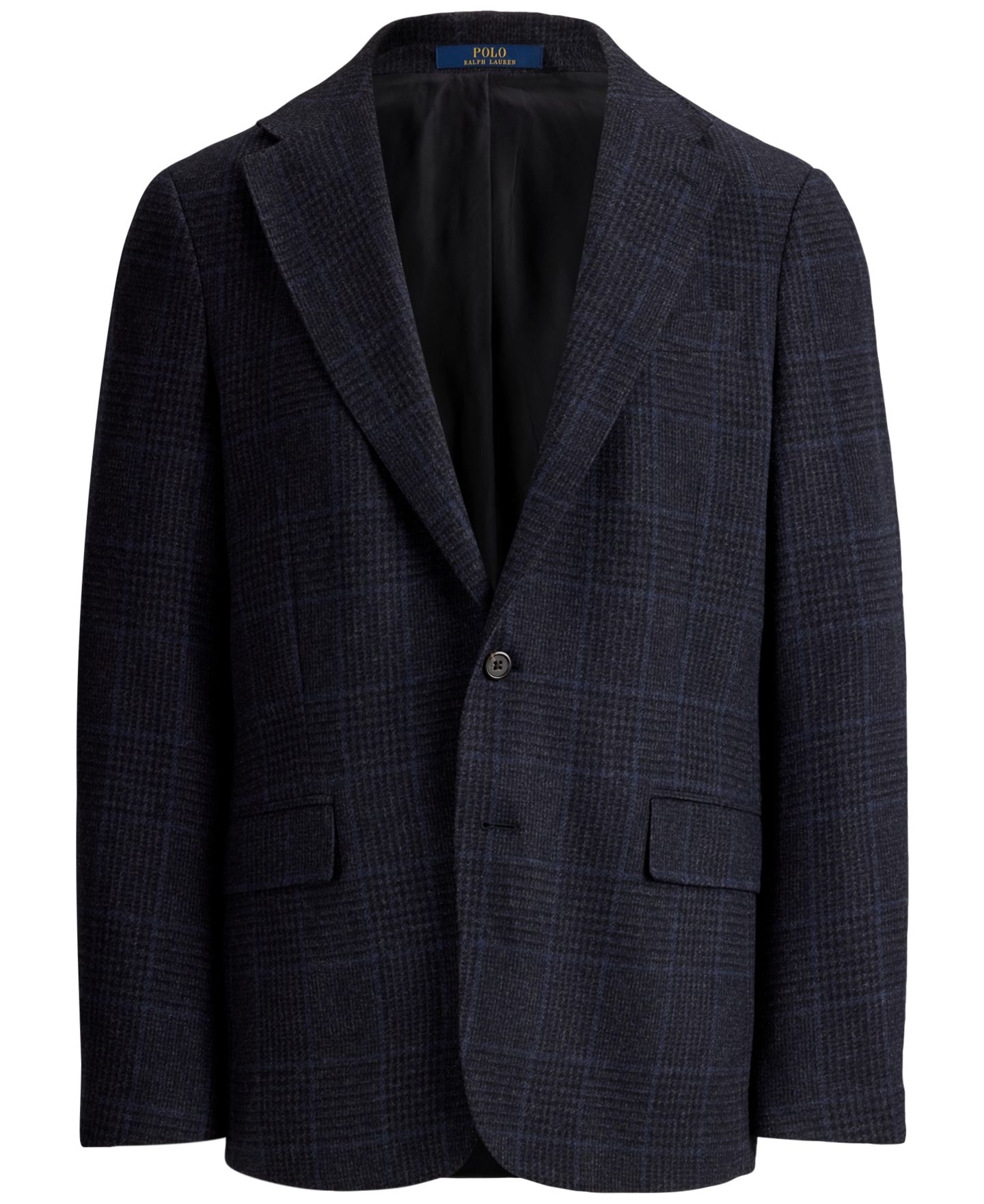 Мужской пиджак Polo Ralph Lauren Polo Modern-Fit Glen Plaid Sport Coat, цвет: Тёмно-синий / Тёмно-синий потёртый синий стальной синий — фото 6