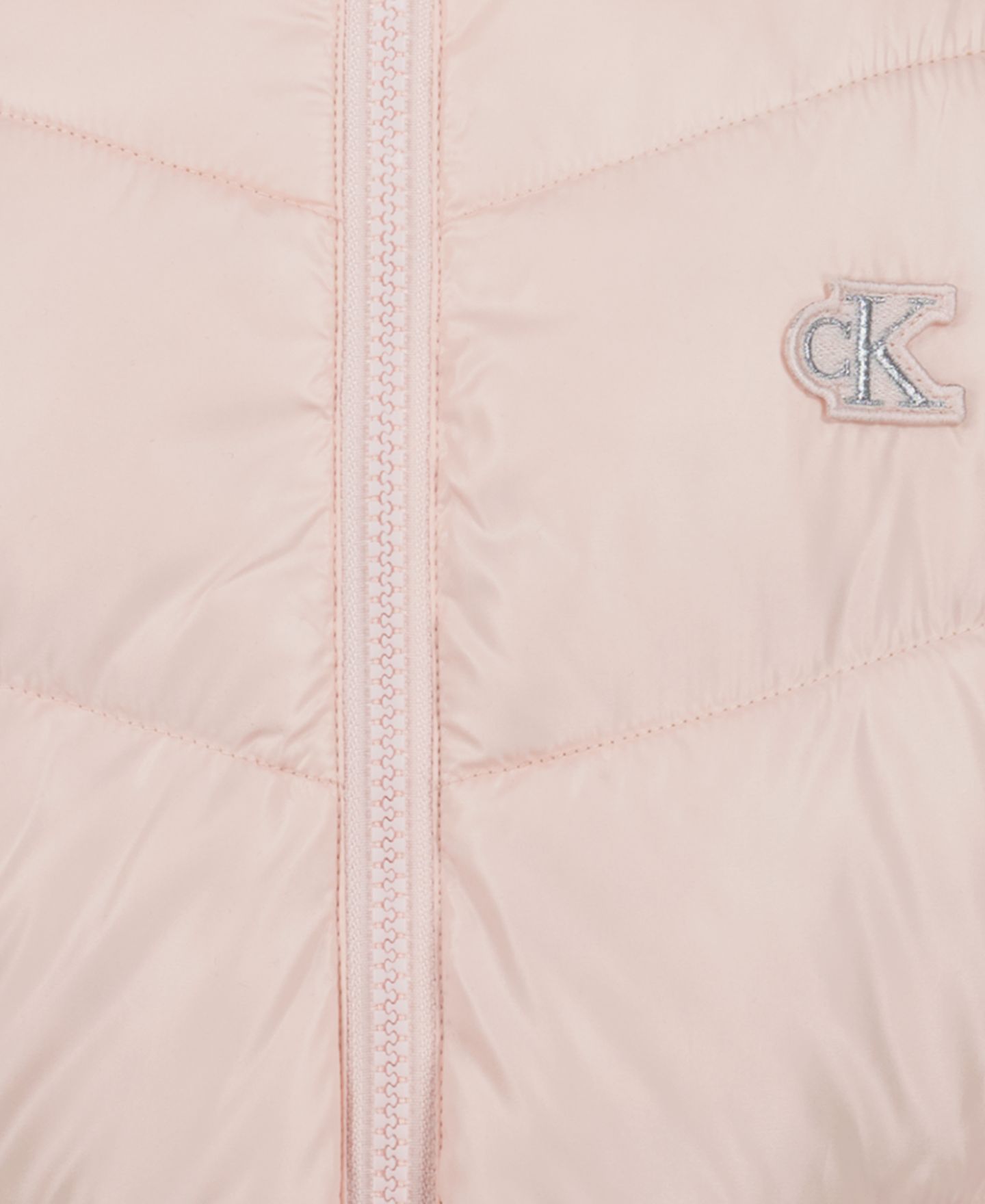 Куртка Calvin Klein Hooded Puffer для девочек, цвет: Чёрный — фото 11