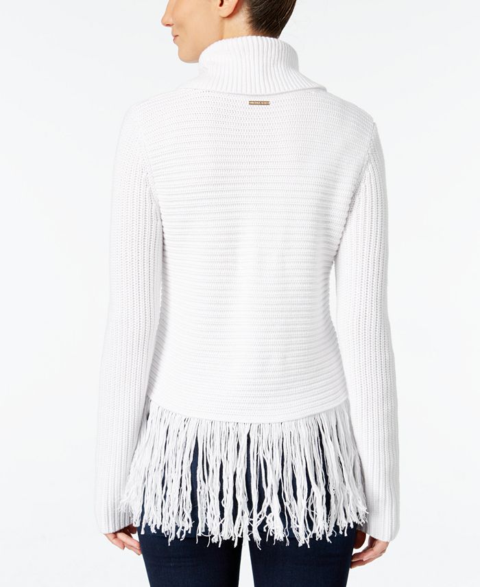 Michael kors discount fringe sweater