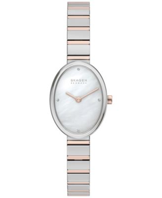 Women's Anita Oval Quartz Two-Hand Stainless Steel Watch 20mm
