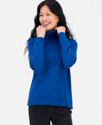 Petite Long-Sleeve Turtleneck Sweater