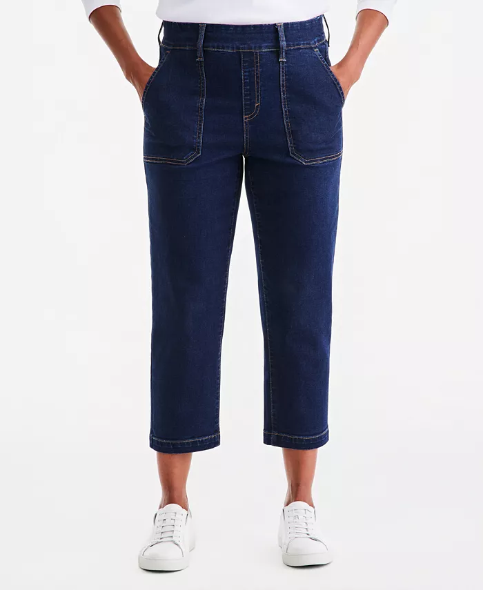 Women's High-Rise Pull-On Utility Ankle Jeans - thumbnail 6