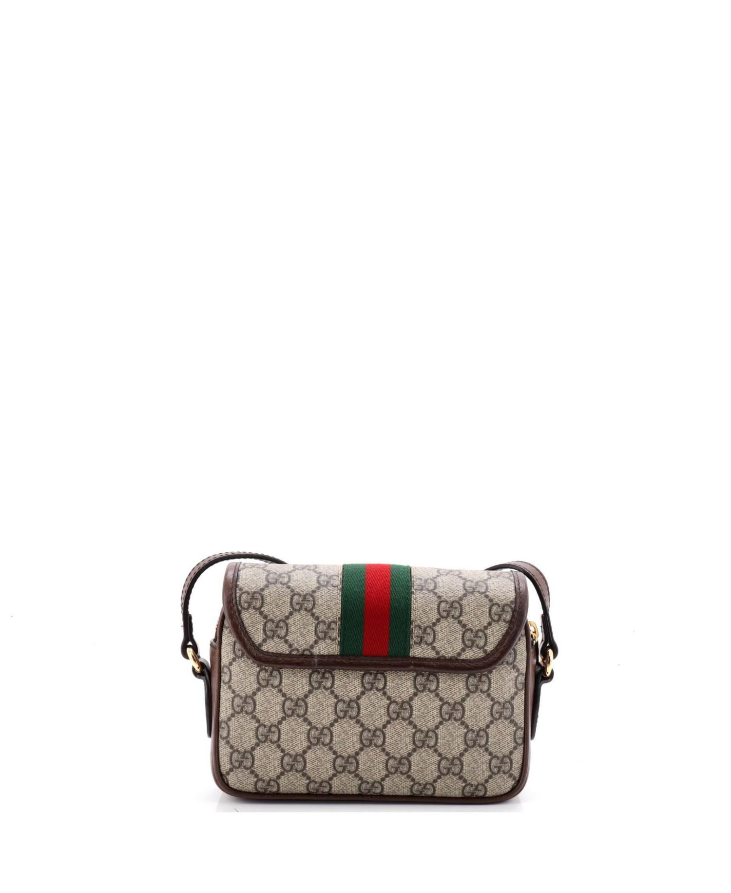 Mini Ophidia Flap Shoulder Bag GG Coated Canvas