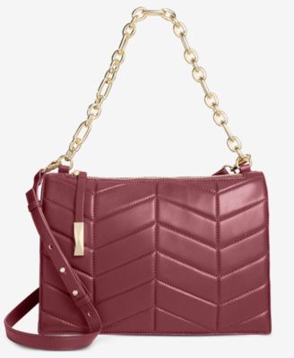 Quilted Chain-Strap Shoulder Bag