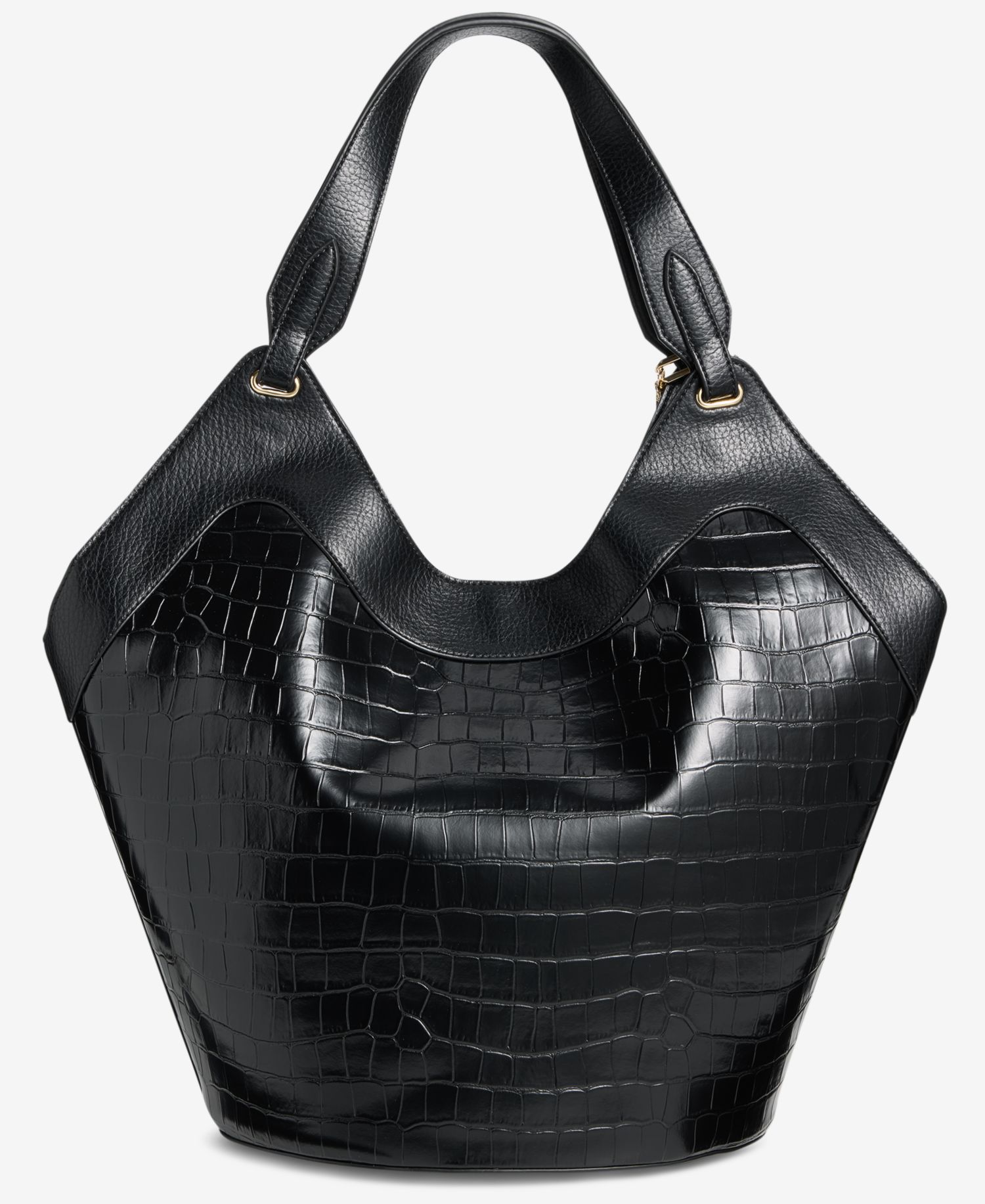 Gihsell Croco-Embossed Tote Bag