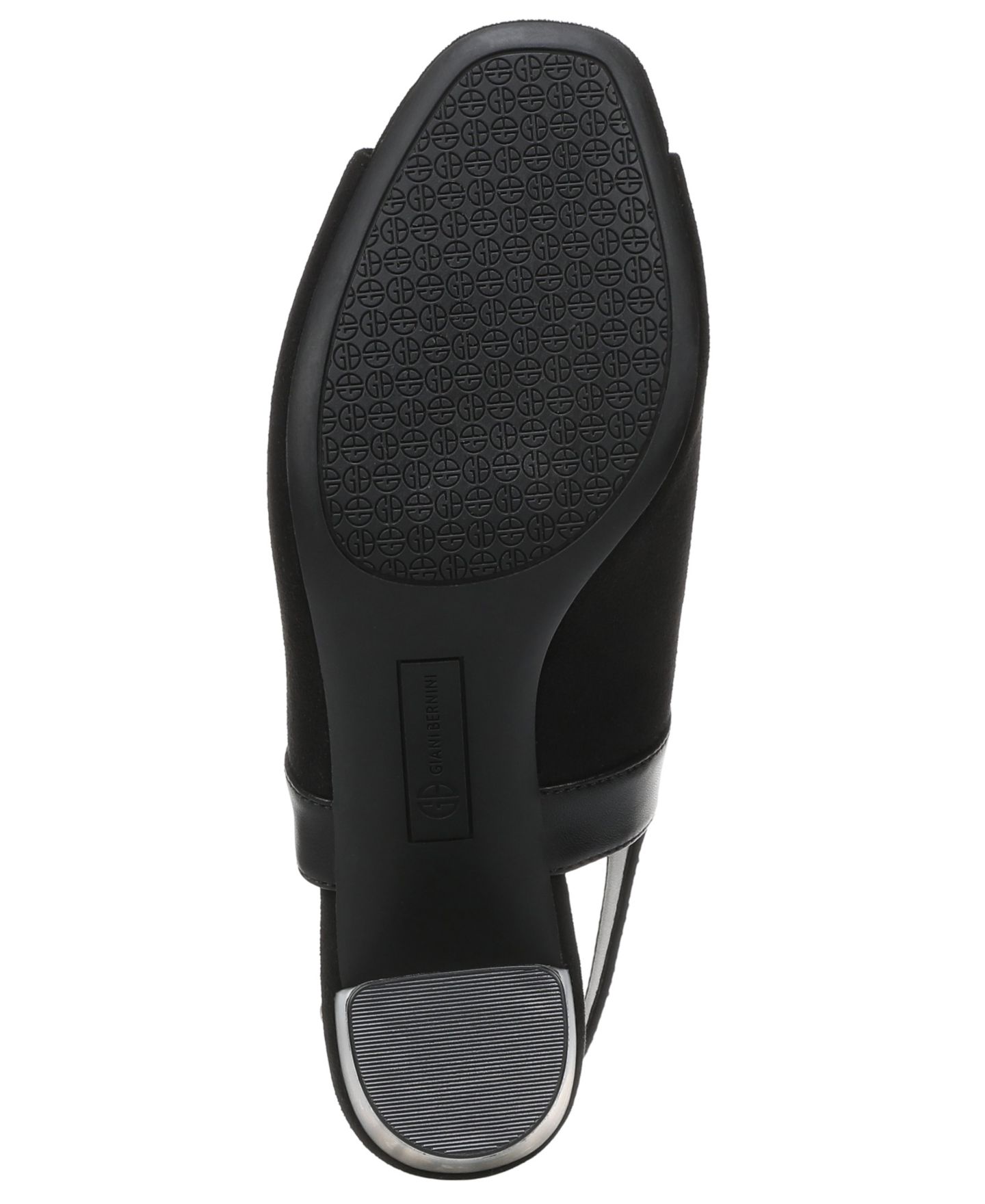 Женские туфли Giani Bernini Vondah Block Heel Peep Toe Shooties, цвет: Чёрный — фото 5