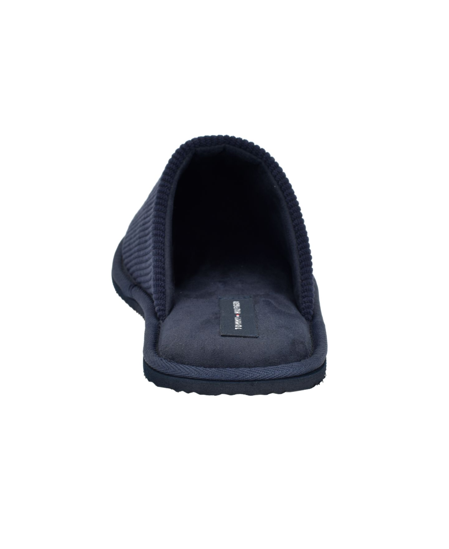 Мужские тапочки Tommy Hilfiger Recoup Cushioned Footbed Slide Slippers, цвет: Тёмный синий — фото 3