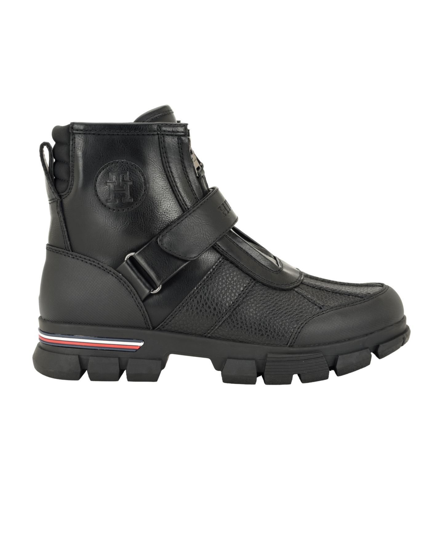 Мужские ботинки Tommy Hilfiger Wivito Chunky Lug Double-Zip, цвет: Чёрный — фото 2