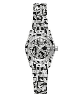 MICHAEL Women's Lexington Three-Hand Animal Print Stainless Steel Watch 26mm
