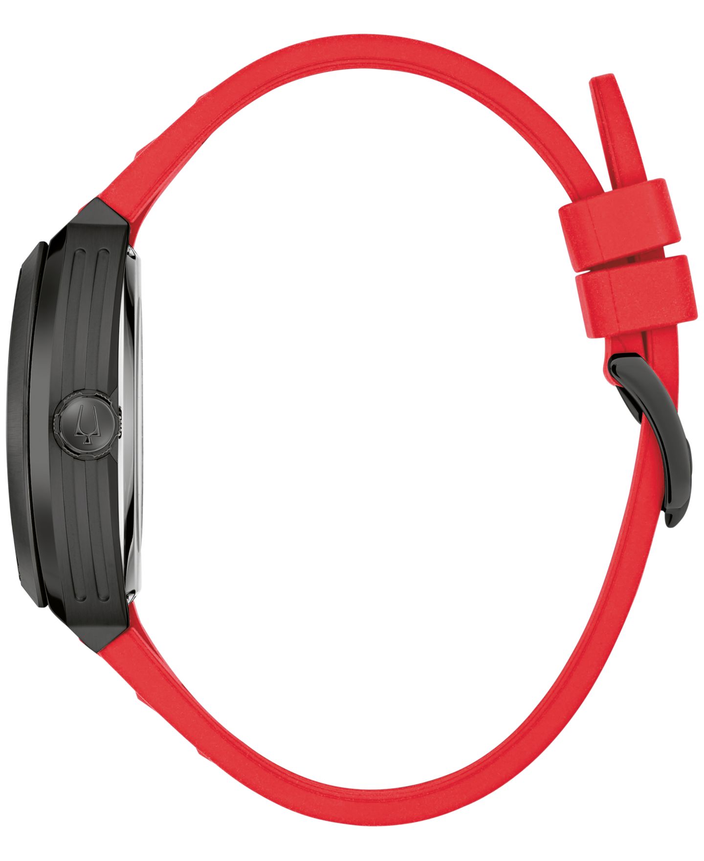 Мужские часы Bulova Automatic Maquina Red Silicone Rubber Watch 40mm — фото 2
