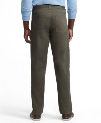 Men's Travel Kit Comfort Waist Classic Straight Fit 5 Pocket Pant