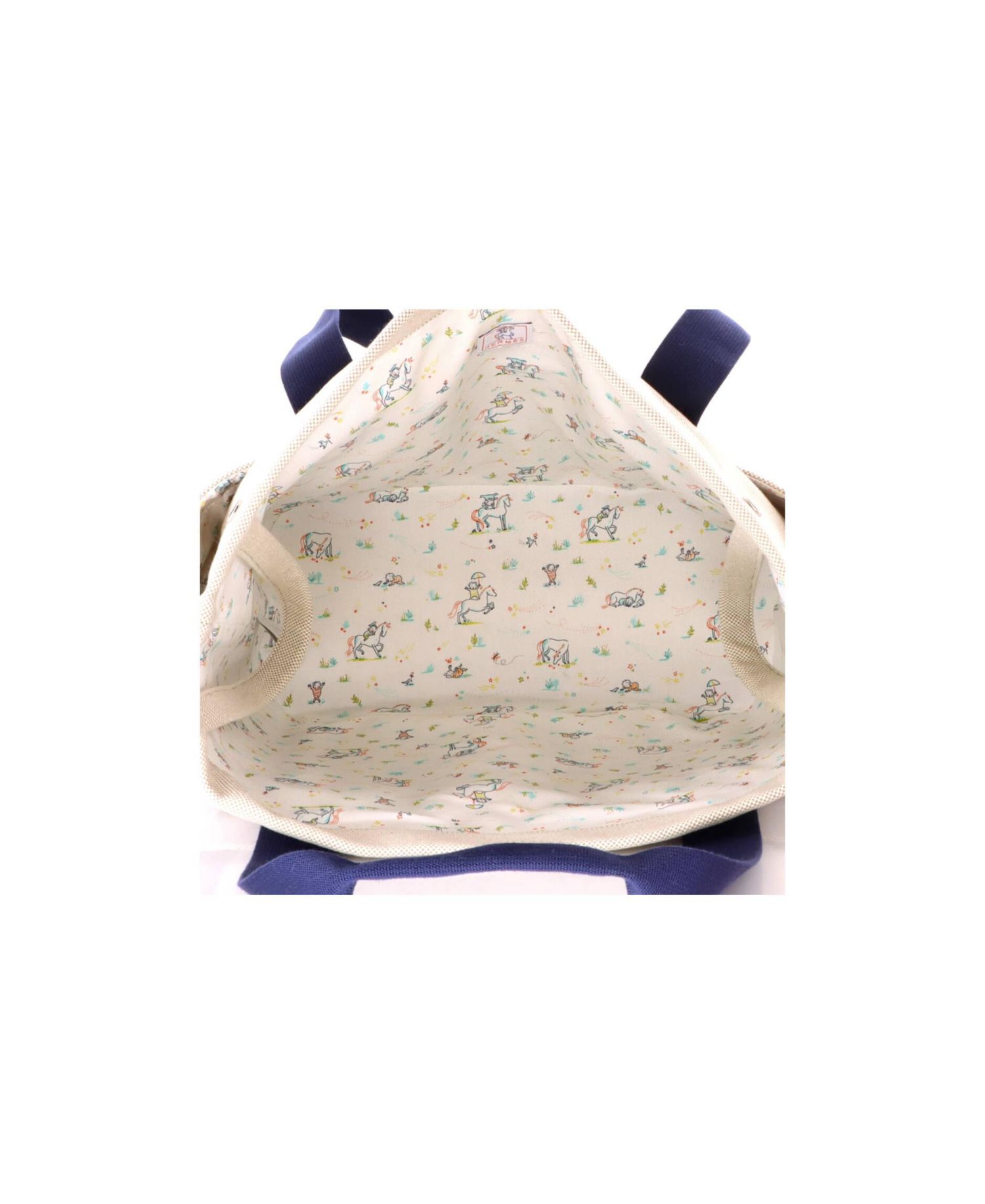 Pre-Owned Hermes Cabriole Nappy Tote Canvas