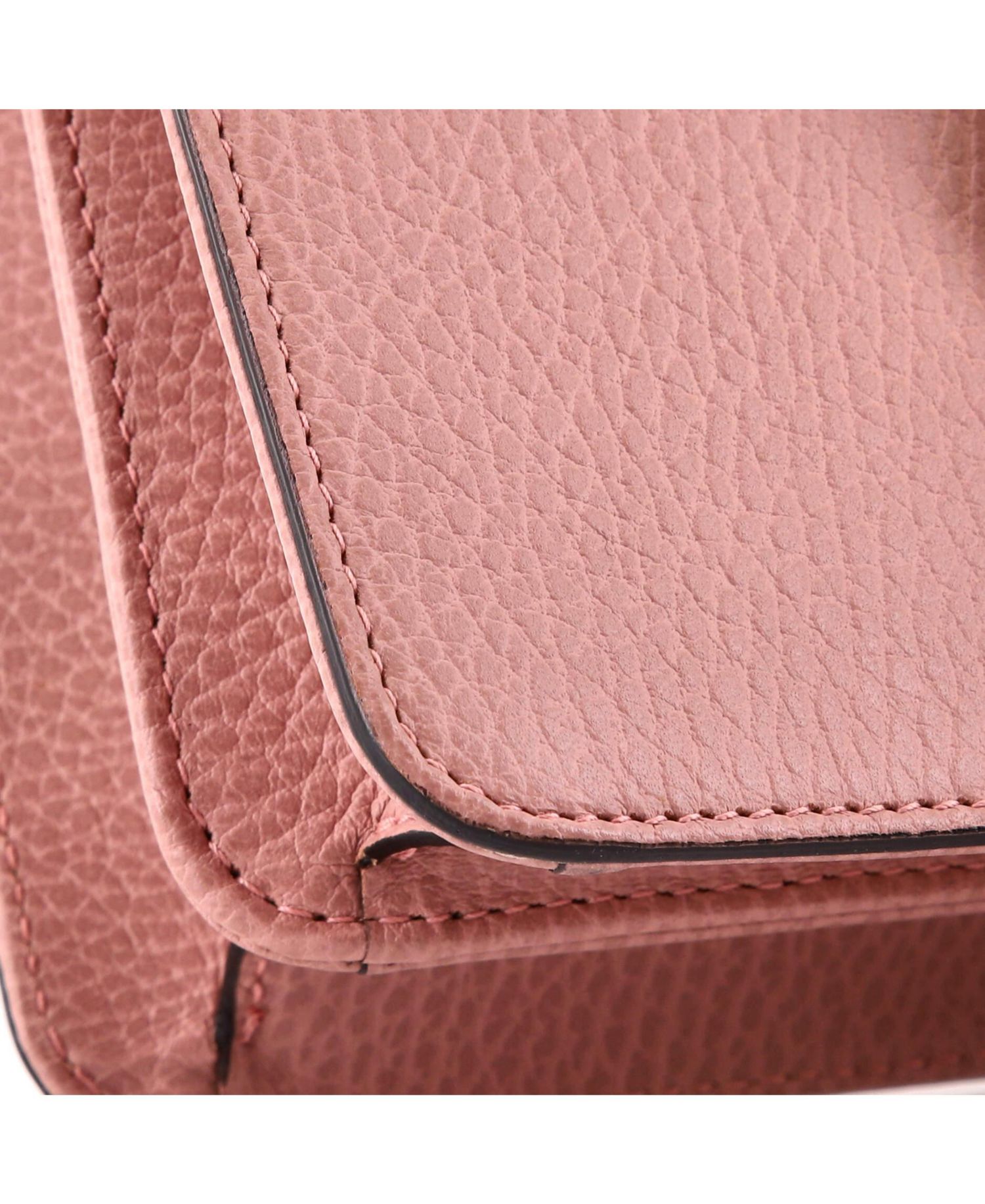 Small Interlocking Shoulder Bag Leather