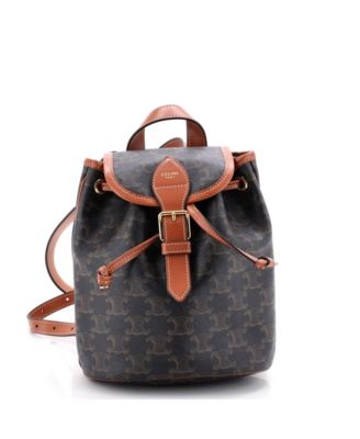 Mini Folco Backpack Triomphe Coated Canvas