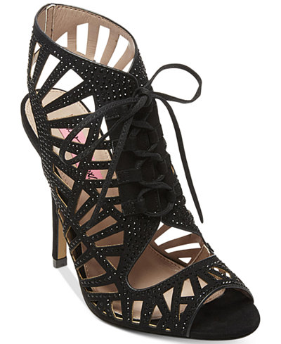 Betsey Johnson Lexxe Cage Sandals