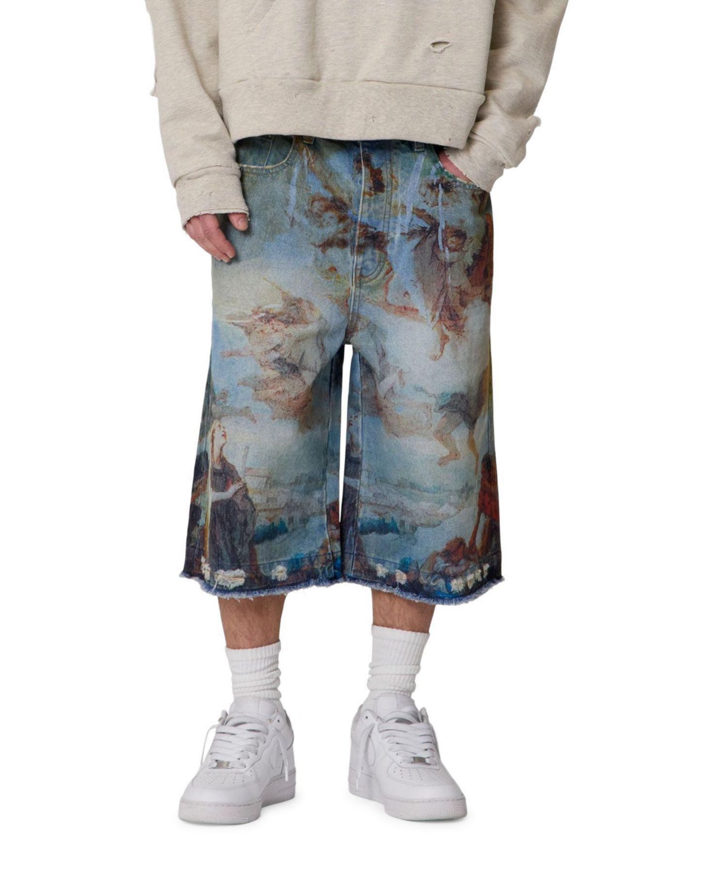 Мужские шорты mnml Ultra Baggy Angel Denim Shorts — фото 2