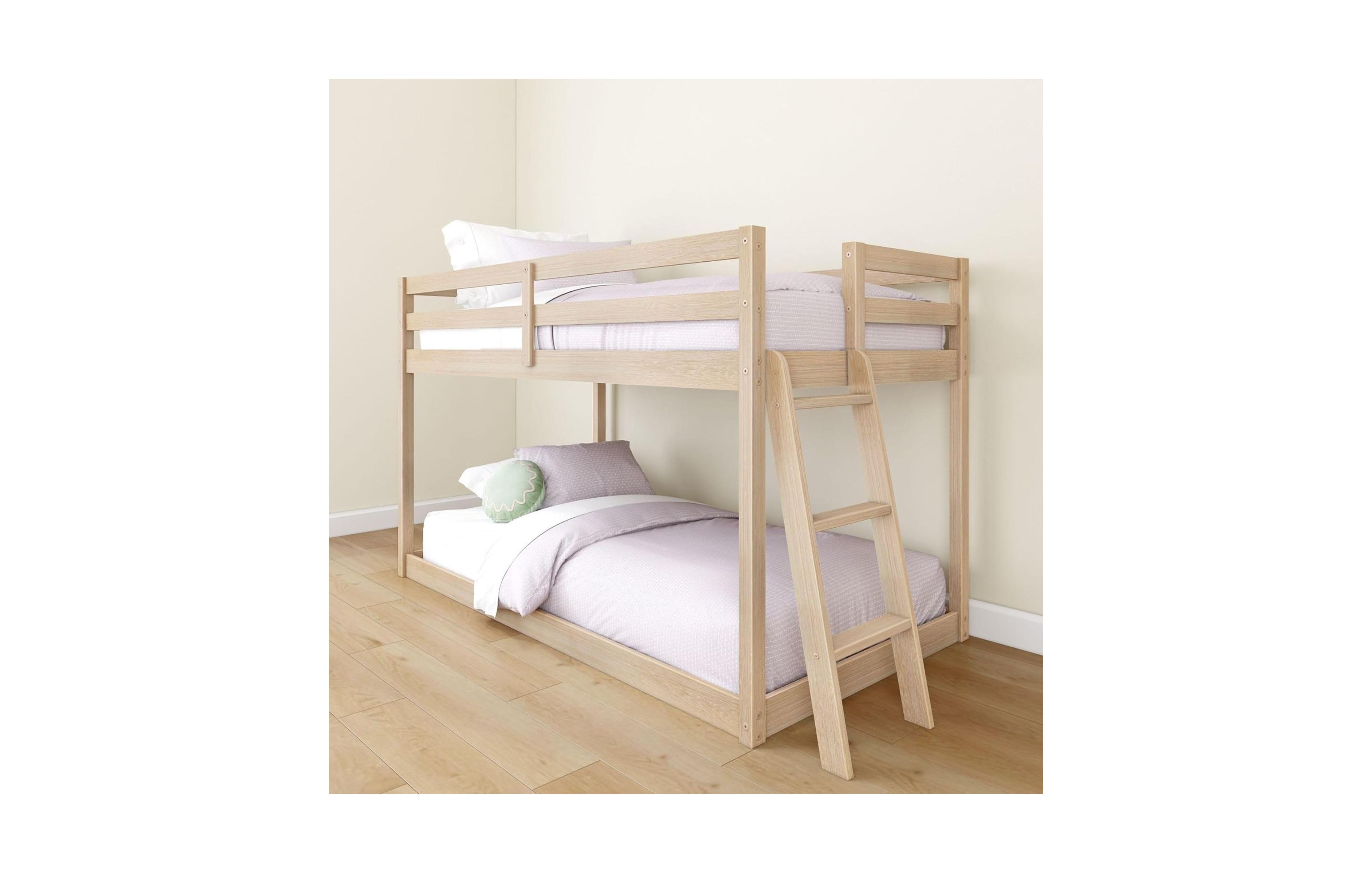 Grain & Grove Bear Plywood Twin/Twin Low Bunk
