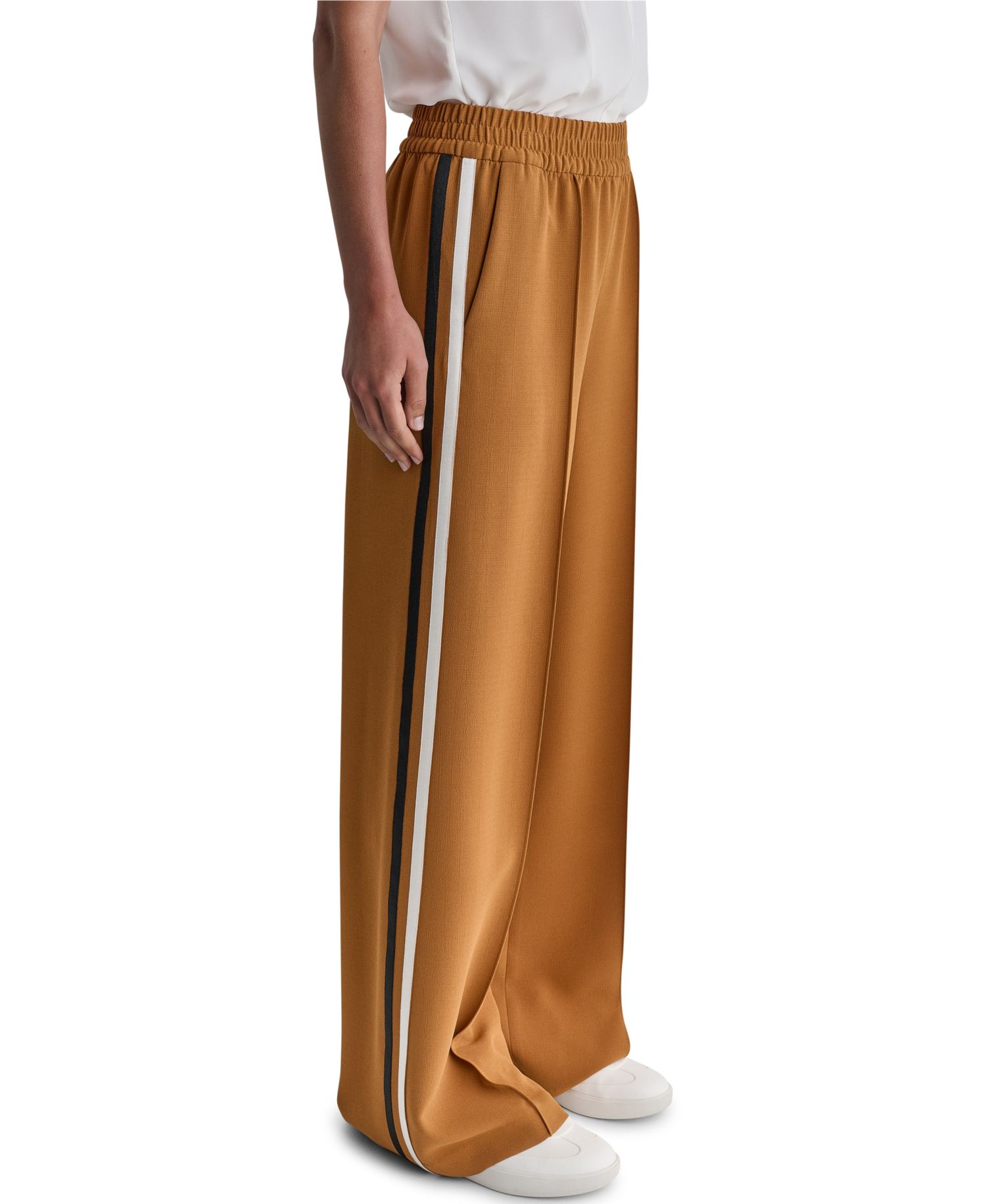 Women's Wide-Leg Pull-On Track Pants