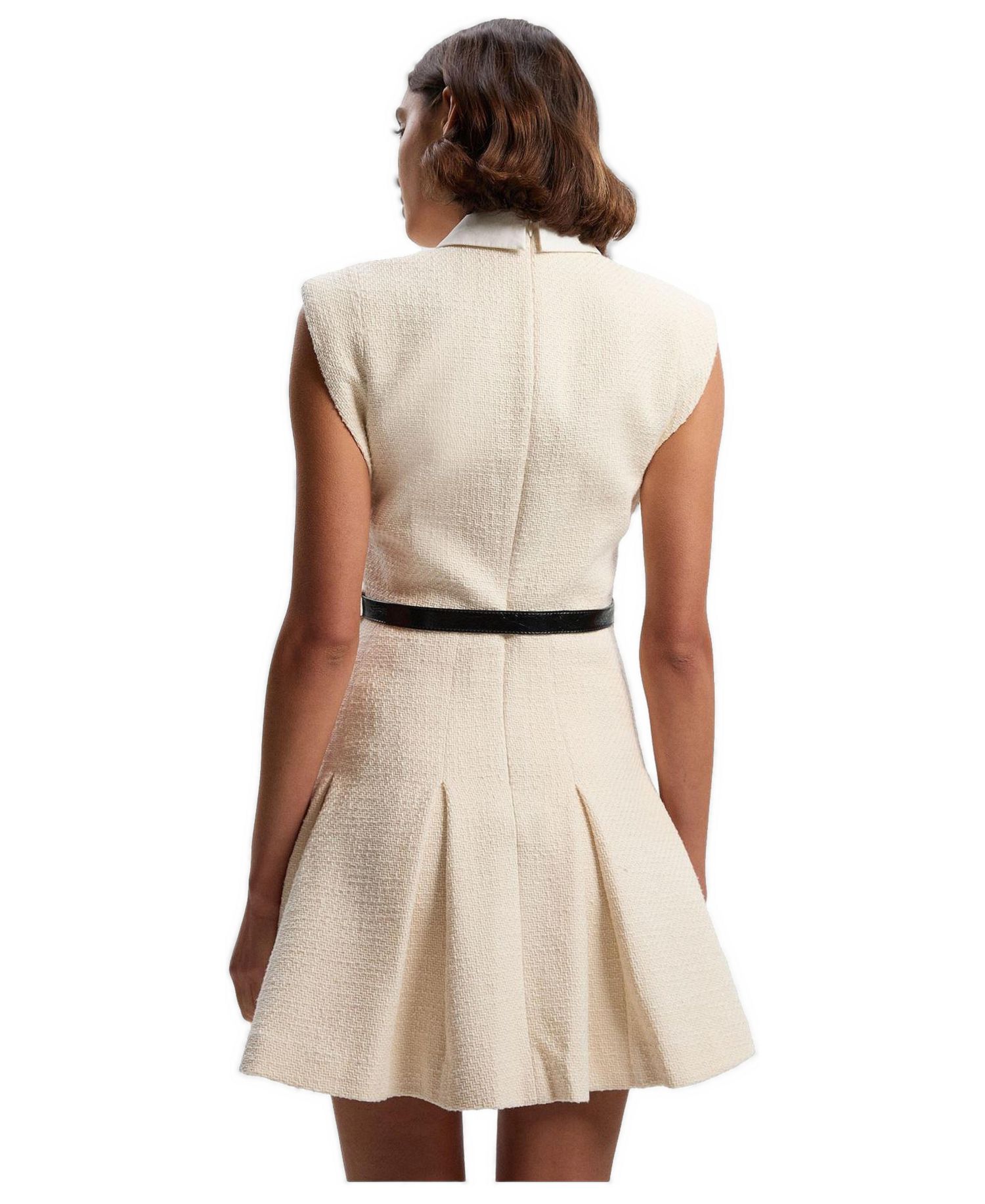 Women's Tweed Sleeveless Mini Dress