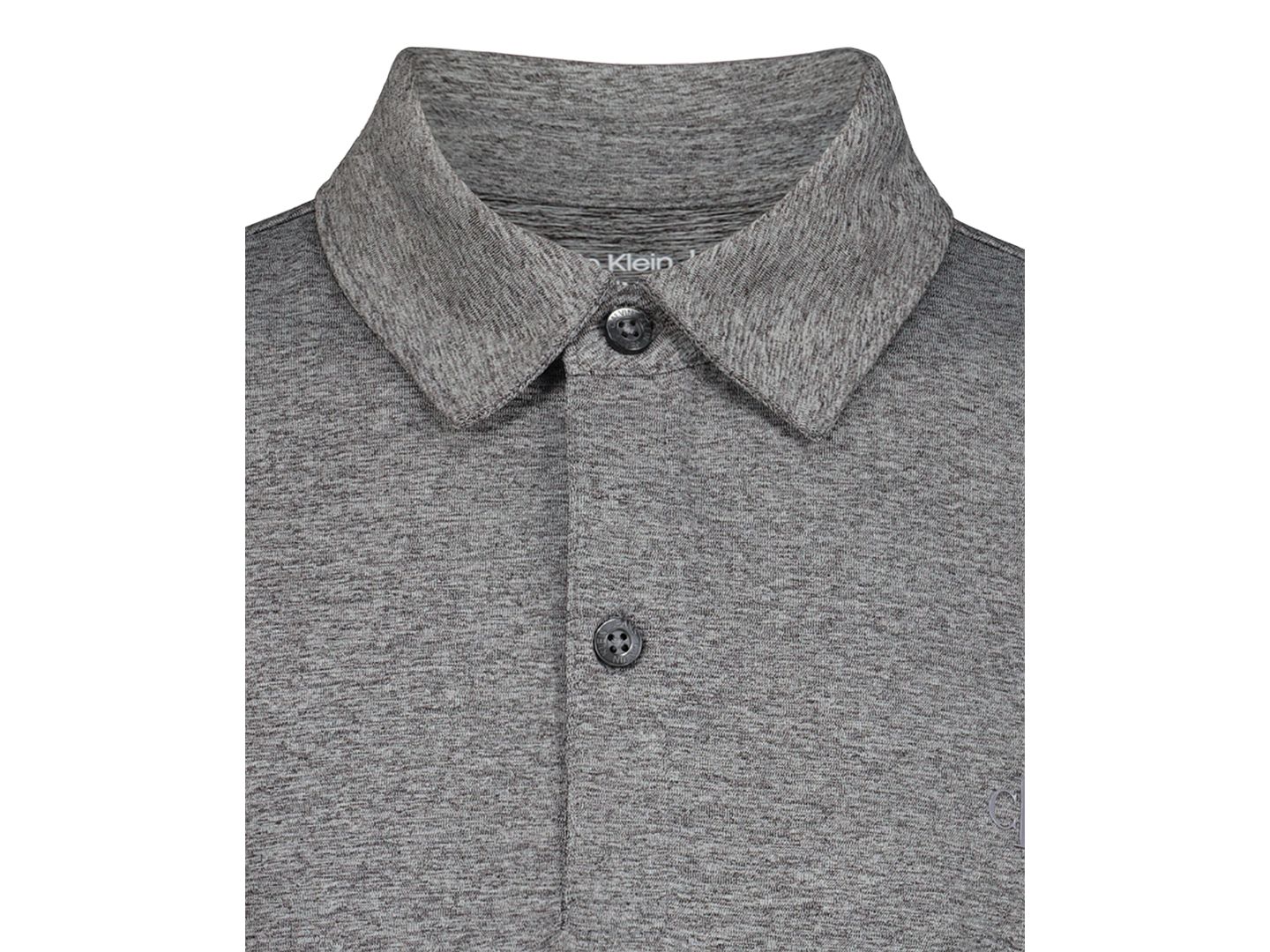 Поло Calvin Klein Short-Sleeve Polo для мальчиков, цвет: Серый — фото 4
