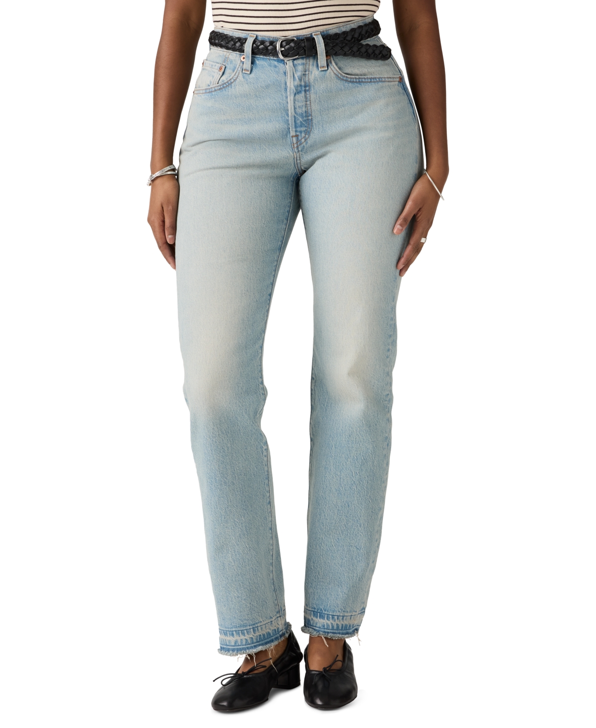 Levi's Women's 501 Curve High-rise Straight-leg Jeans In Yours And Mine