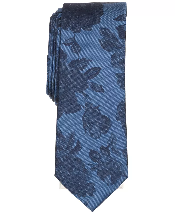 Men's Harbor Floral Pattern Tie - thumbnail 4