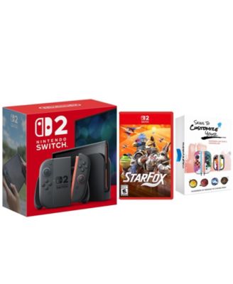 Switch 2 Console with Star Fox Game and MightySkins Code Bundle