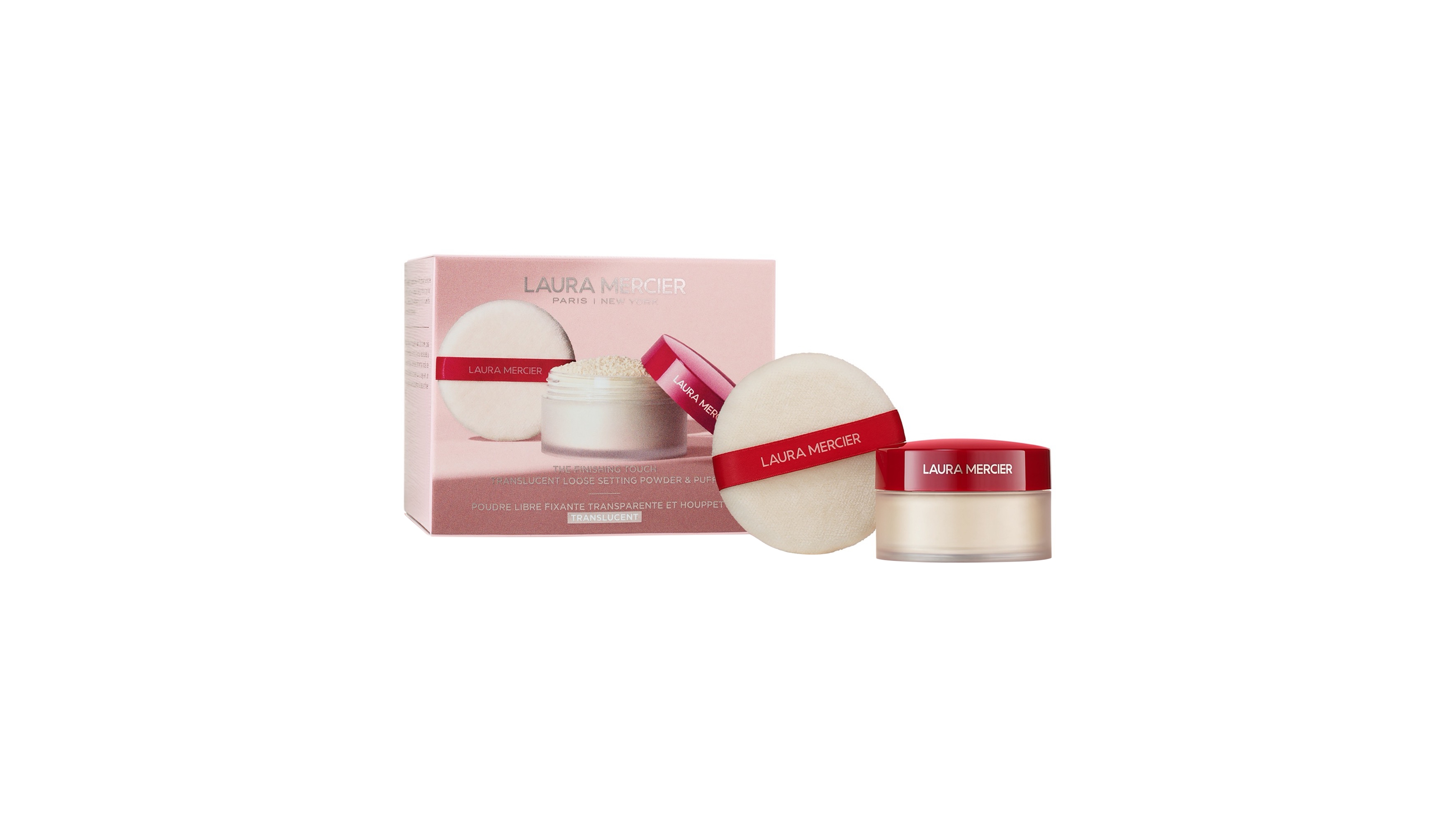 Laura Mercier 2-Piece The Finishing Touch Translucent Loose Setting Powder & Puff Gift Set