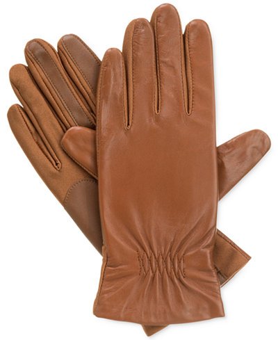Isotoner Women's Stretch Leather SmarTouch® Gloves