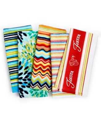 Fiesta Kitchen Towels Dual Purpose Logo Or Zig Zag Stripe Table   3851969 Fpx.tif