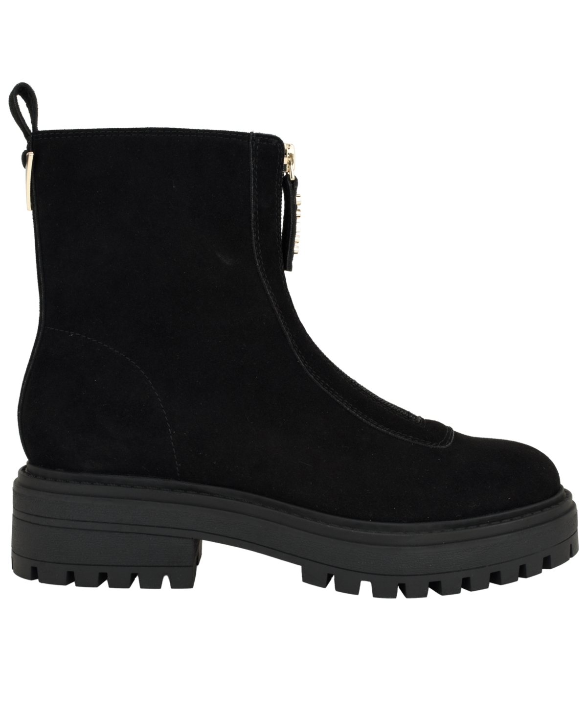 Guess Women's Syyan Front Zip Lug Sole Booties