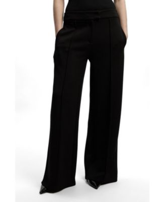 Women's Ponte Wide Leg Trouser