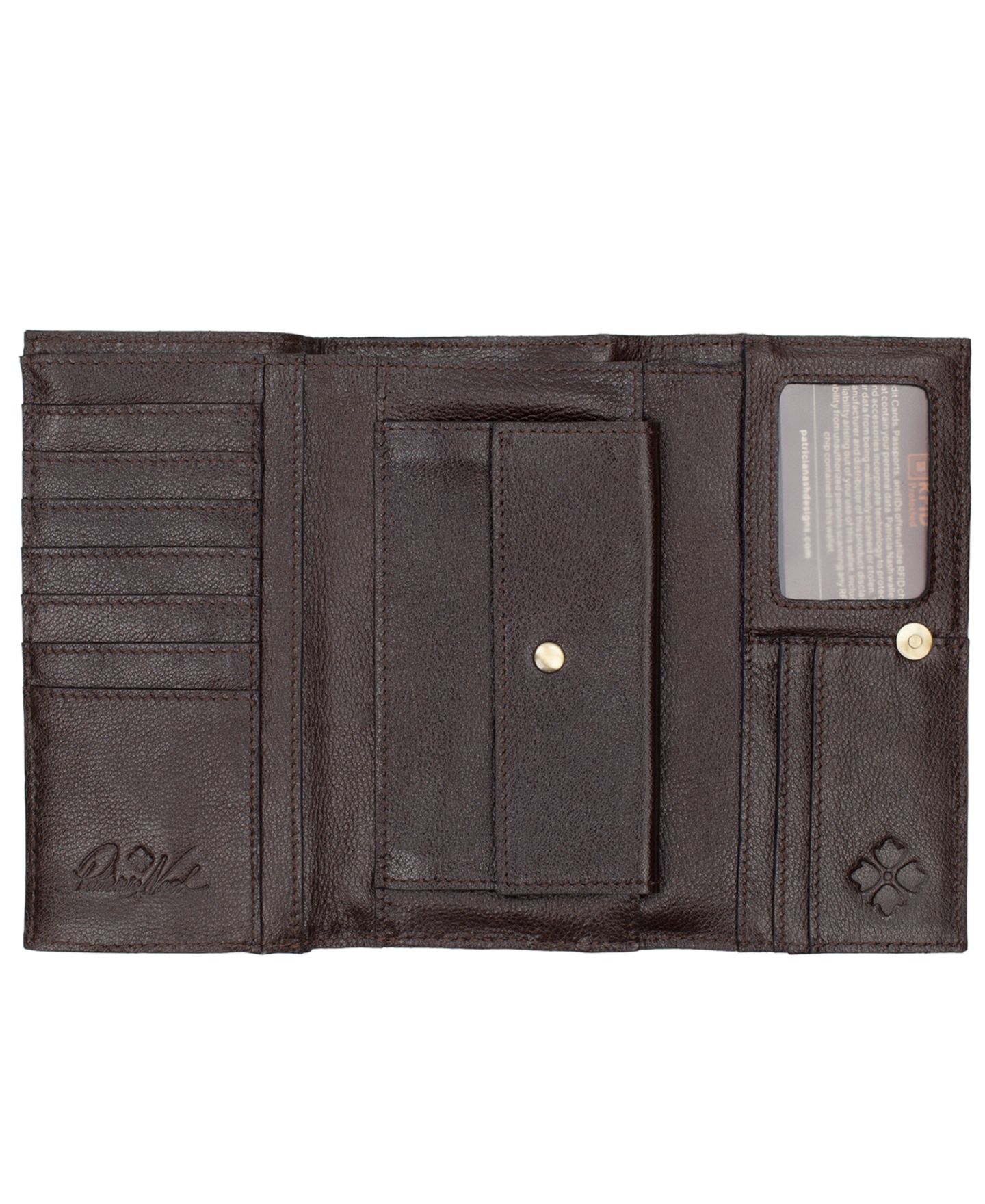 Женский кошелёк Patricia Nash Teressa Suede Patchwork Snap Wallet, цвет: Замшевый — фото 3