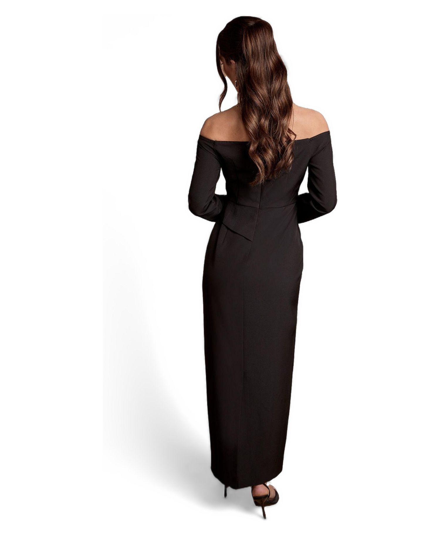 Women's Bardot Long-Sleeve Maxi Dress