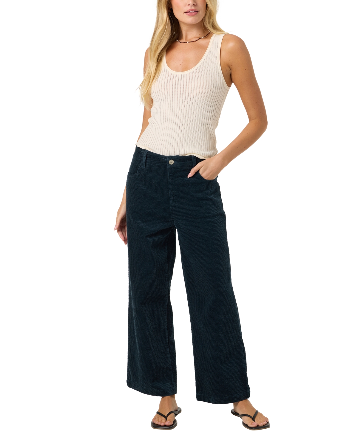O'Neill Women's Langford Wide-Leg Corduroy Pants