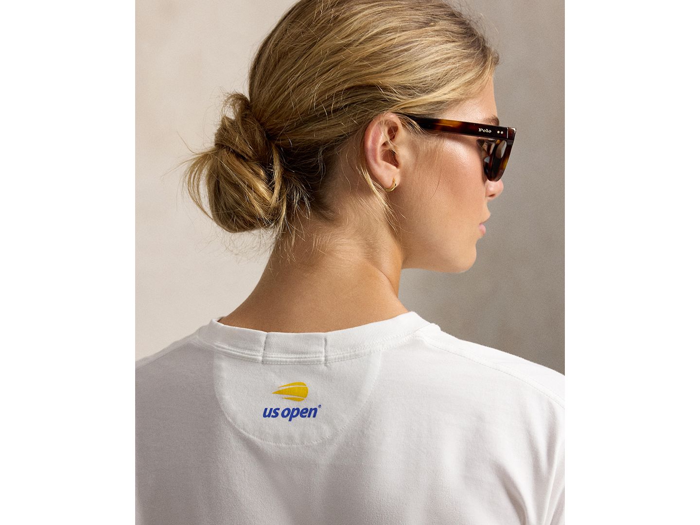 Женская футболка Polo Ralph Lauren US Open Graphic Crewneck, цвет: Белый — фото 5