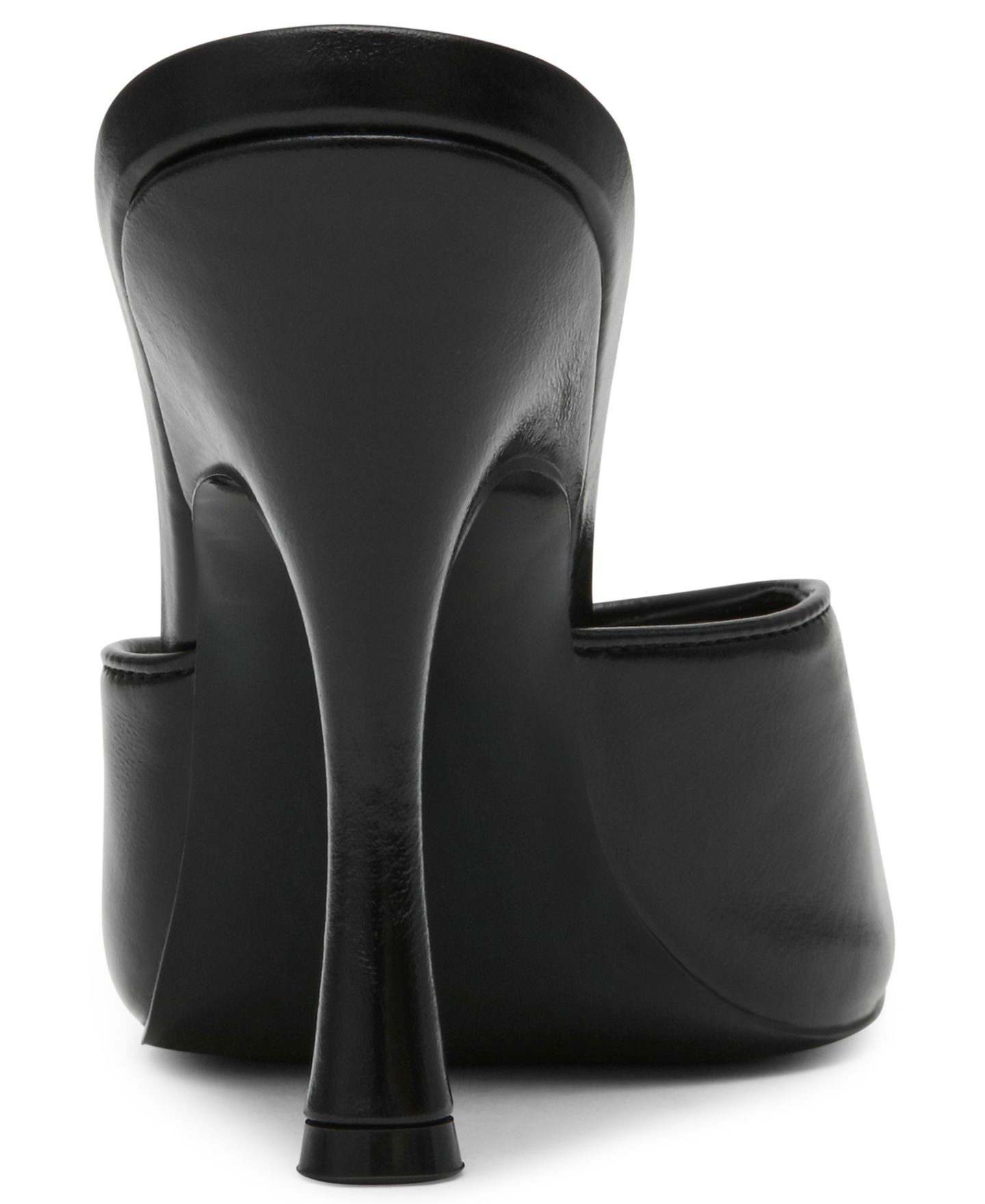 Женские сандалии Steve Madden Jules Peep Toe Dress Sandals, цвет: Чёрный кожаный — фото 3