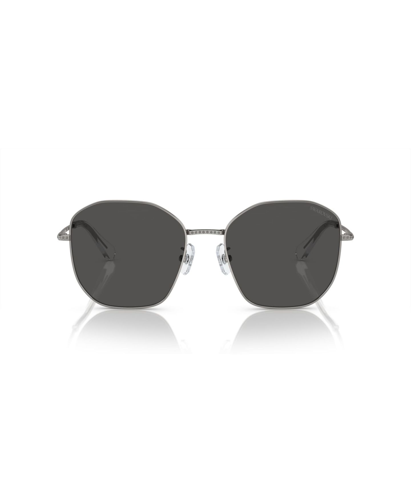 Женские солнцезащитные очки Swarovski Sunglasses, SK7012D, цвет: Графитовый металлик — фото 2