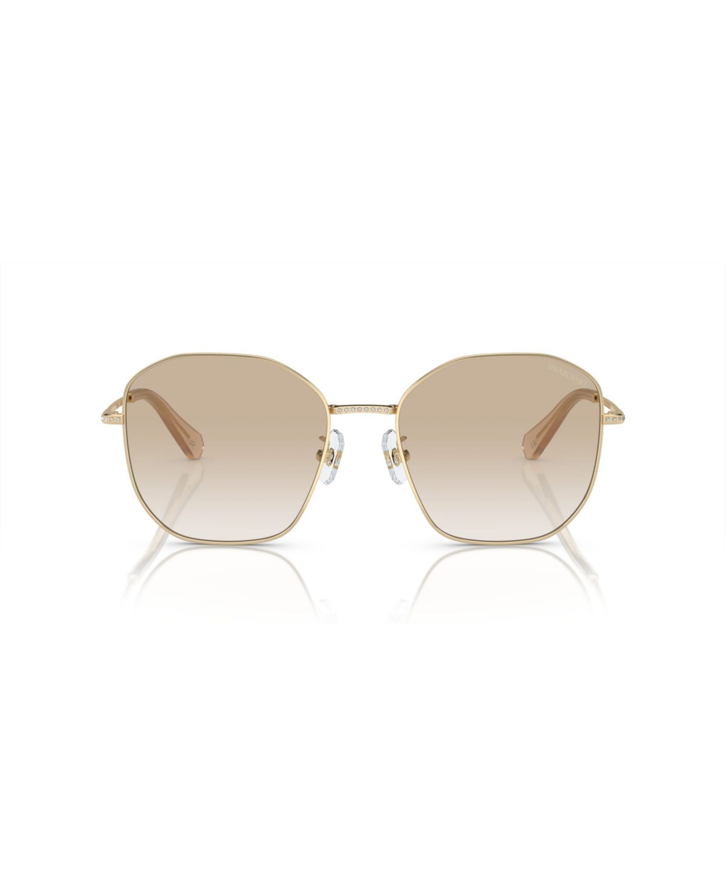 Женские солнцезащитные очки Swarovski Sunglasses, SK7012D, цвет: Графитовый металлик — фото 6