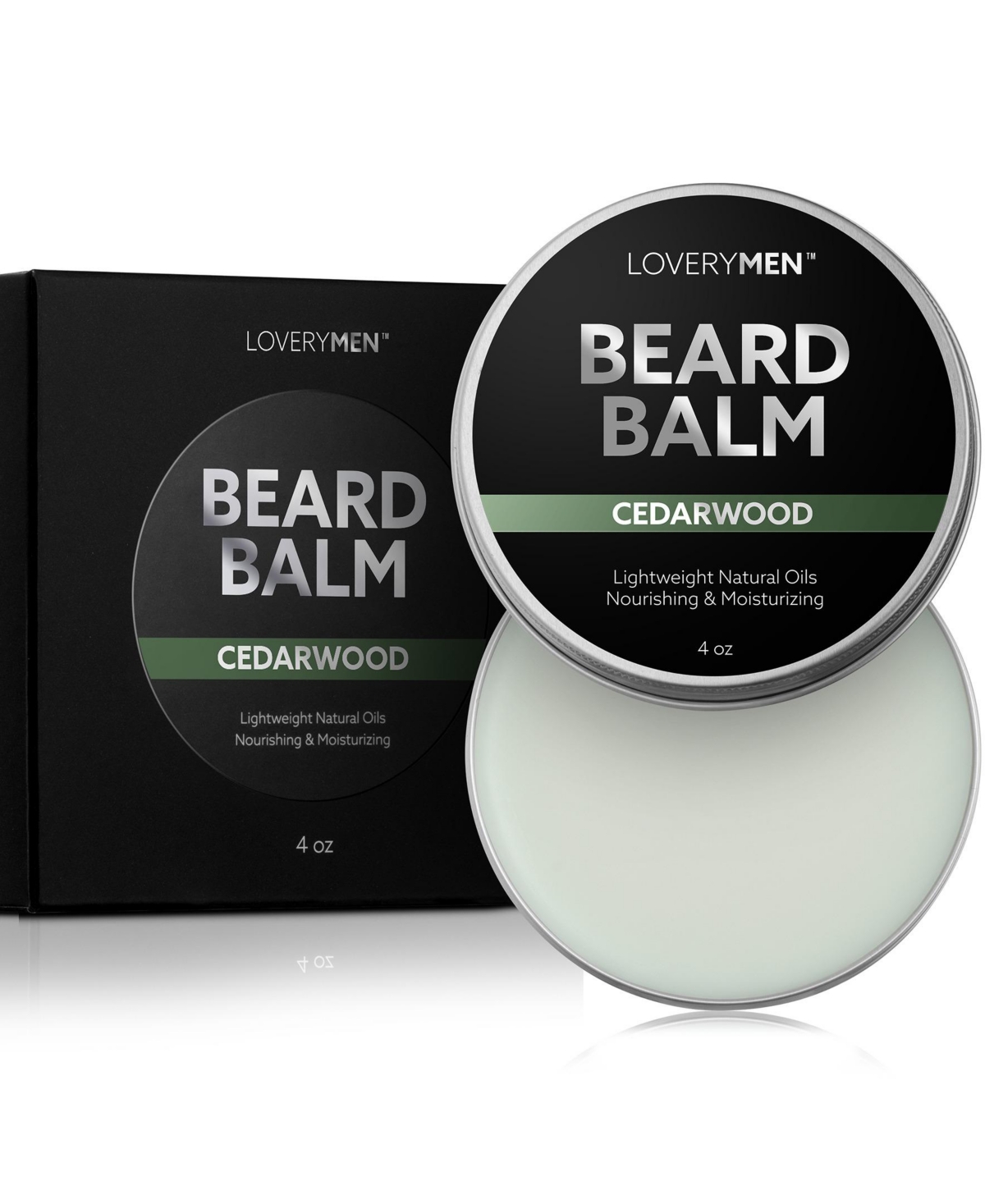 Lovery Cedarwood Scented Beard Balm - 4 oz