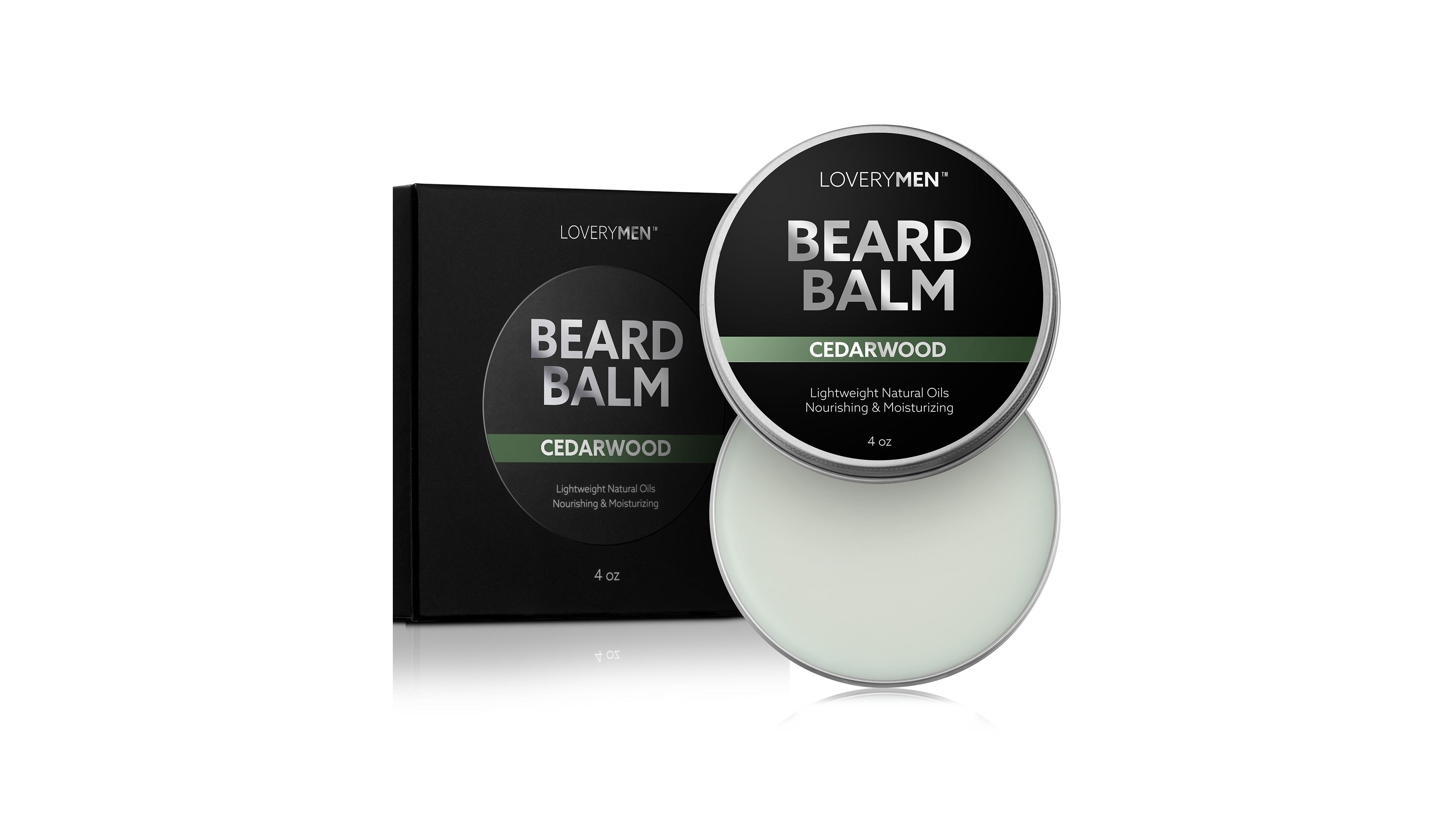Lovery Cedarwood Scented Beard Balm - 4 oz
