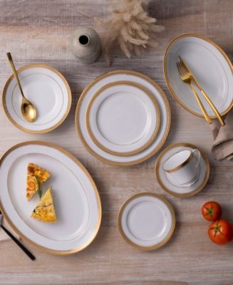 Noritake Crestwood Gold Dinnerware Collection - Macy's