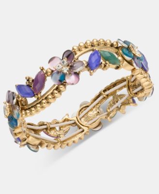 Stone Flower Stretch Bracelet