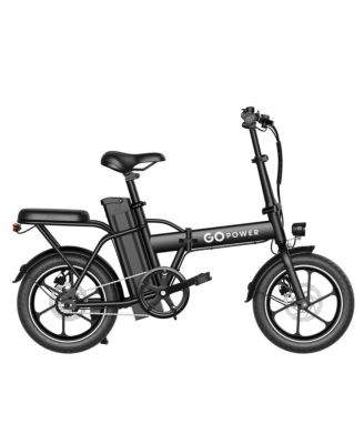 GoRay Folding Electric Bike 20mph Max Speed and 350W Motor