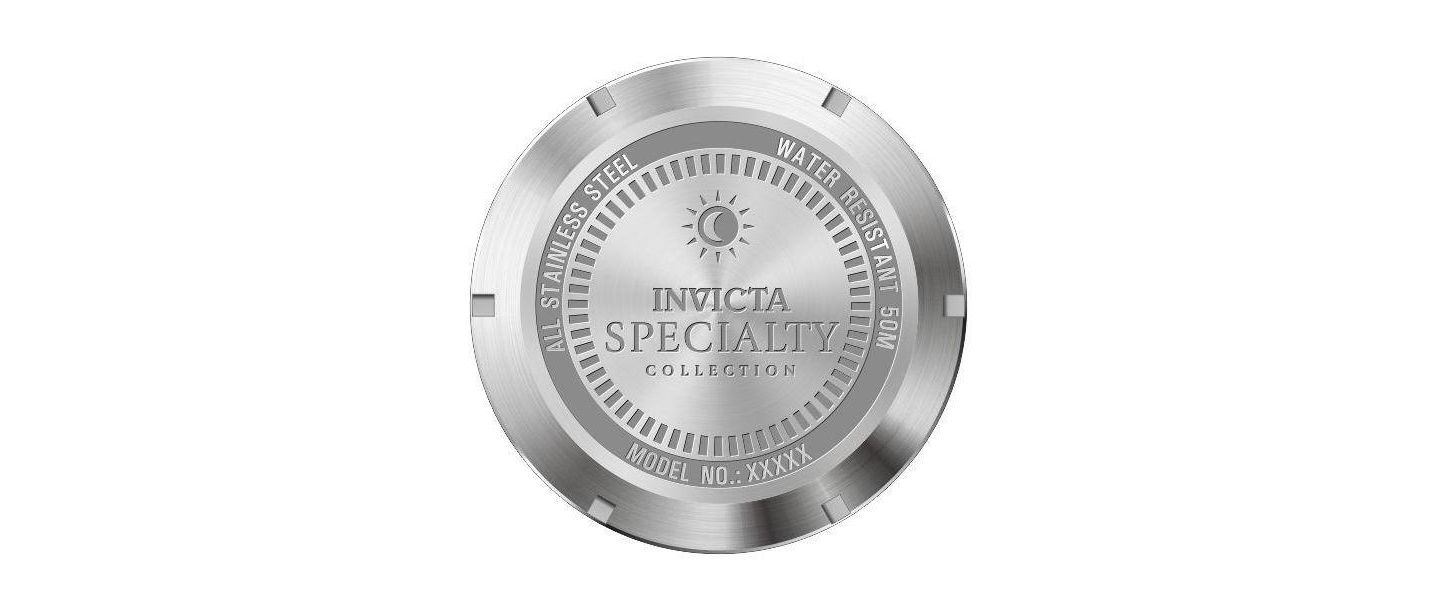 Мужские часы Invicta 29470 Specialty Quartz 2 Hand Dial Watch, цвет: Золотой — фото 3