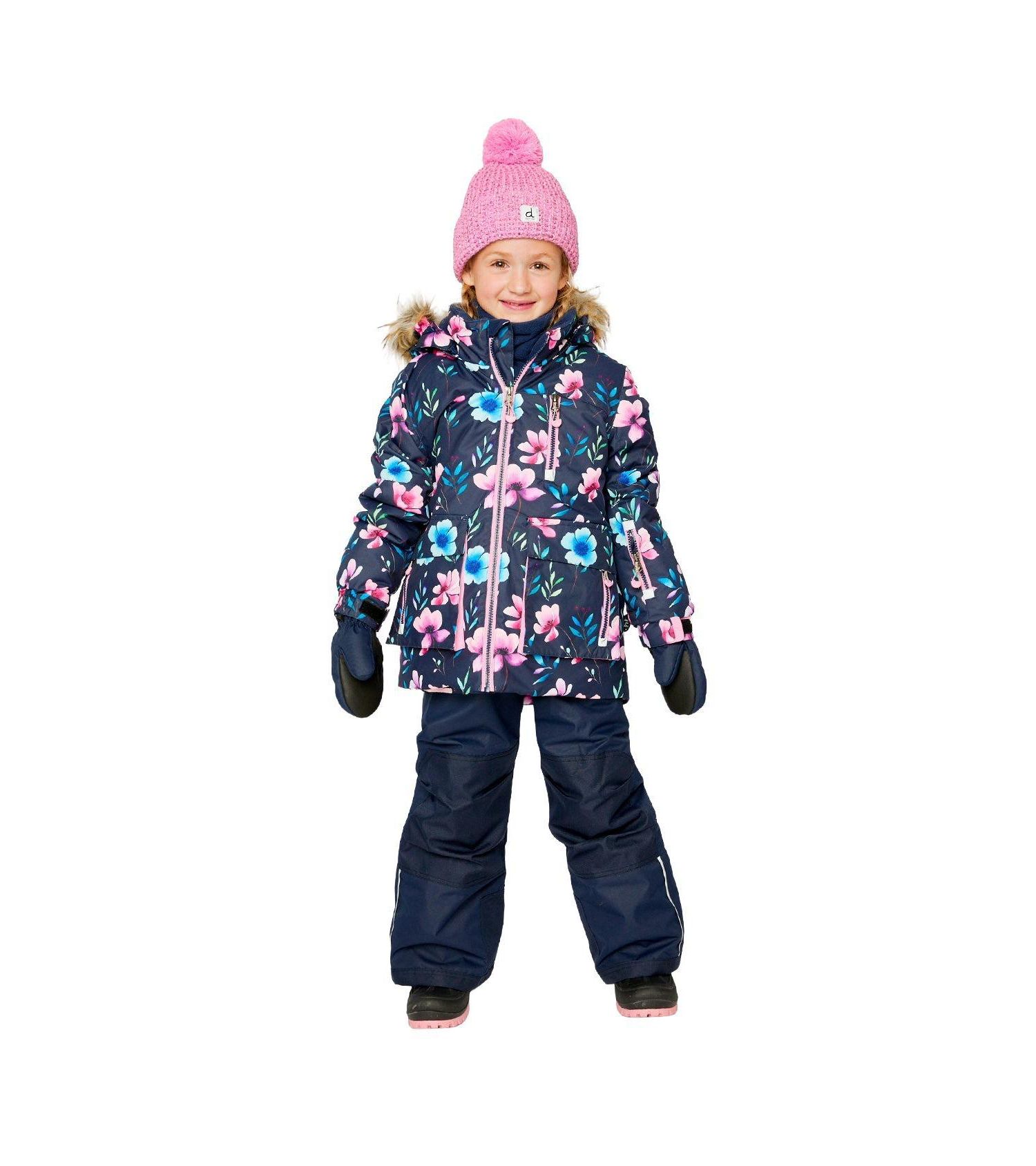 Little and Big Girl's (6-14) Two Piece Play Snowsuit