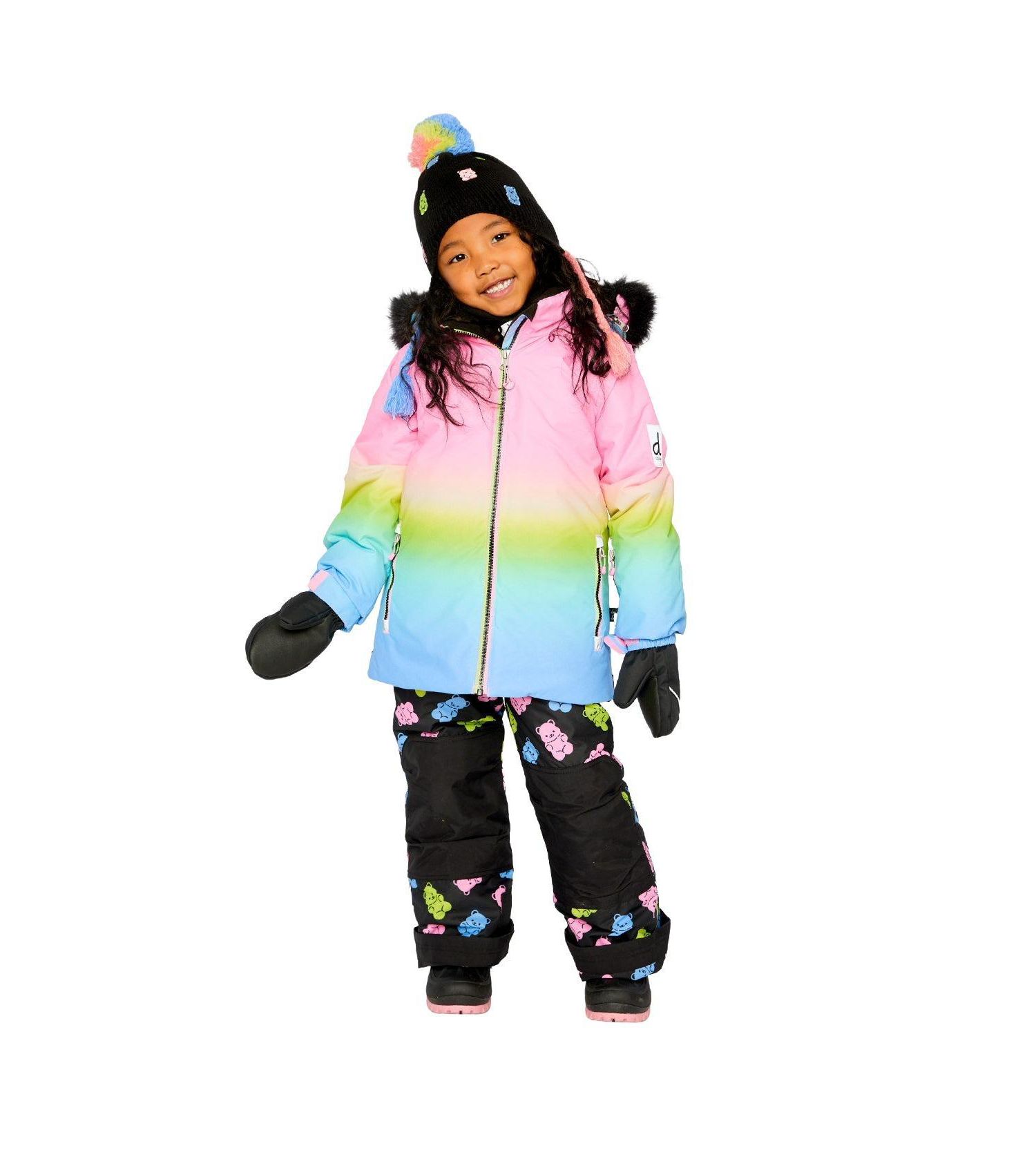 Little and Big Girl 6-14 Two Piece Play Snowsuit