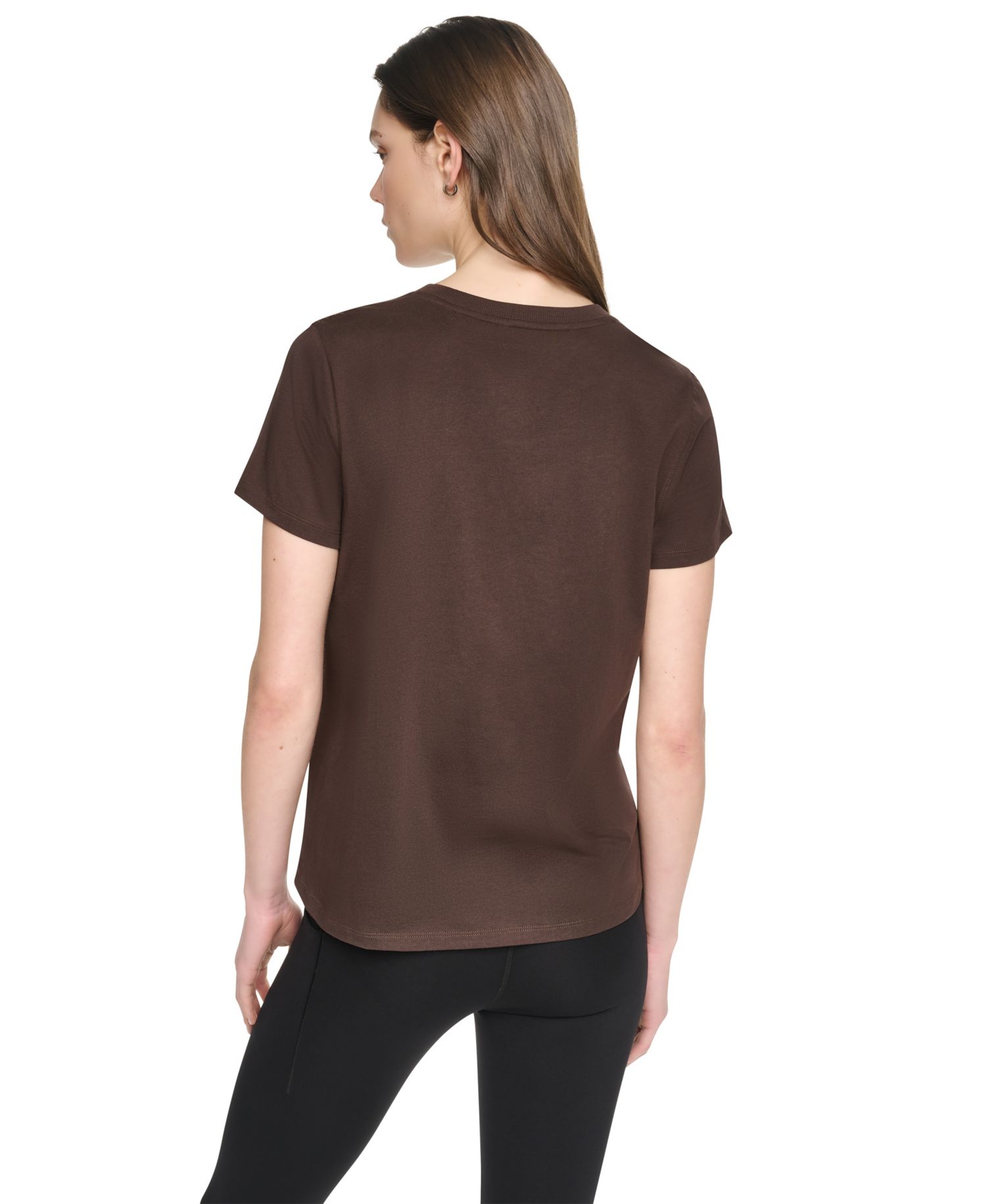 Women's Puff Varsity Logo Relaxed Fit Crew Neck Tee