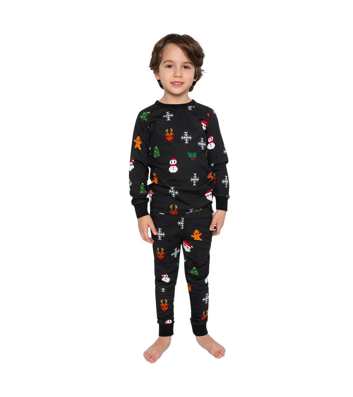 Little and Big Boy (6 - 12) Cotton Two-Piece Pajama Set